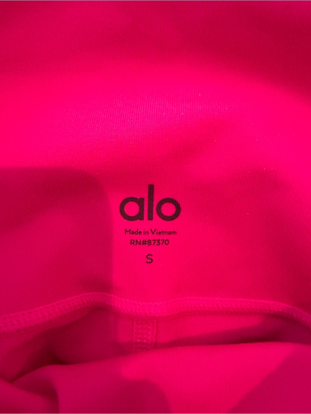 Alo Hot Pink Leggings Size Small NWT - Picture 3 of 8